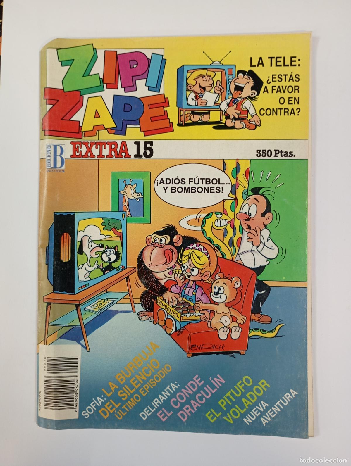 C&oacute;mics: ZIPI ZAPE EXTRA 15. 1987. EDICIONES B. TDKR38 - Foto 1
