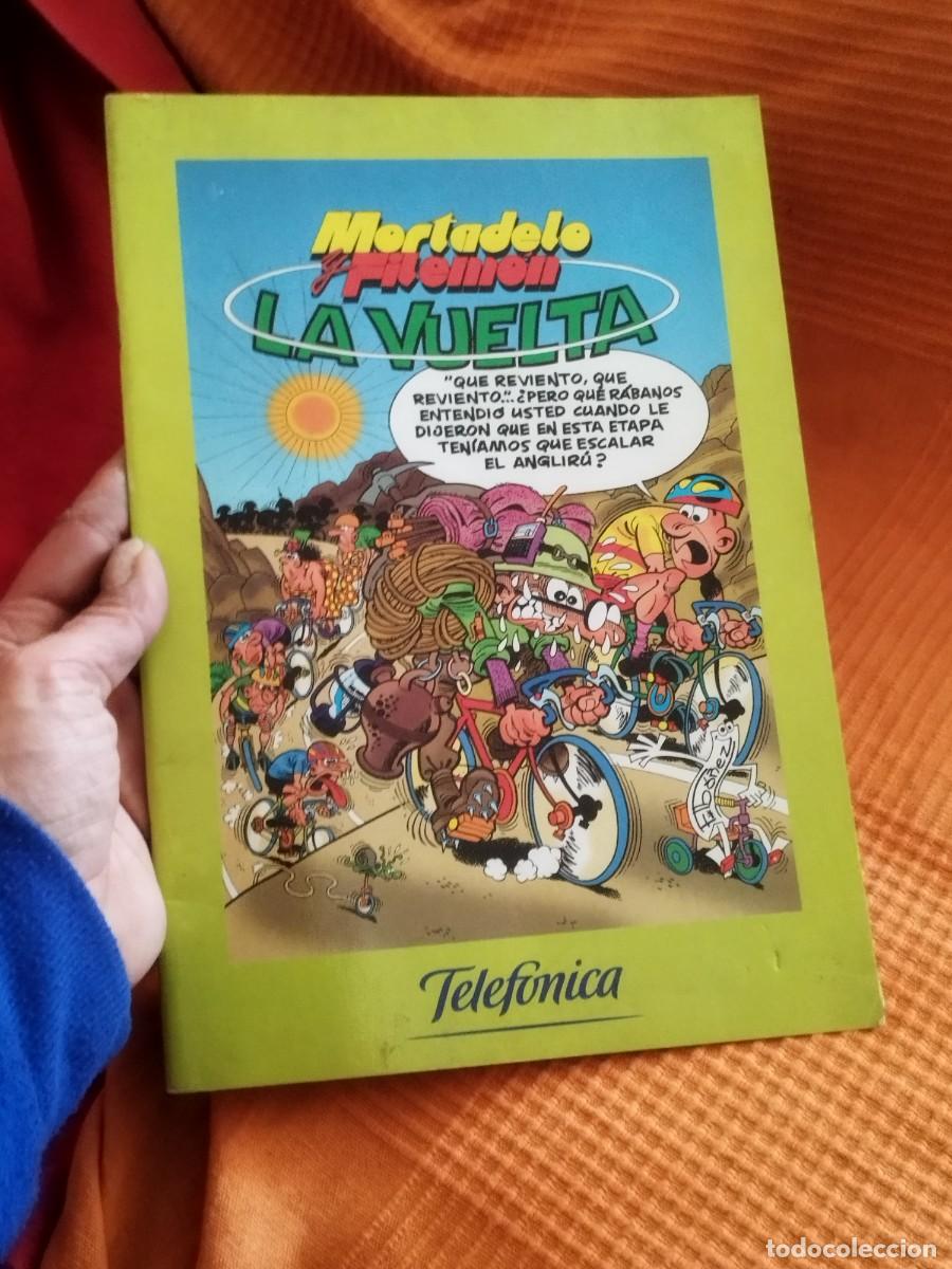 C&oacute;mics: Comic de Mortadelo y Filem&oacute;n titulado &rdquo;La Vuelta&rdquo;, publicado por Ediciones B con Telefonica.