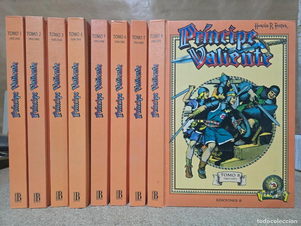 C&oacute;mics: Principe Valiente 1937-1971.Lote 8 Tomos.Ediciones B