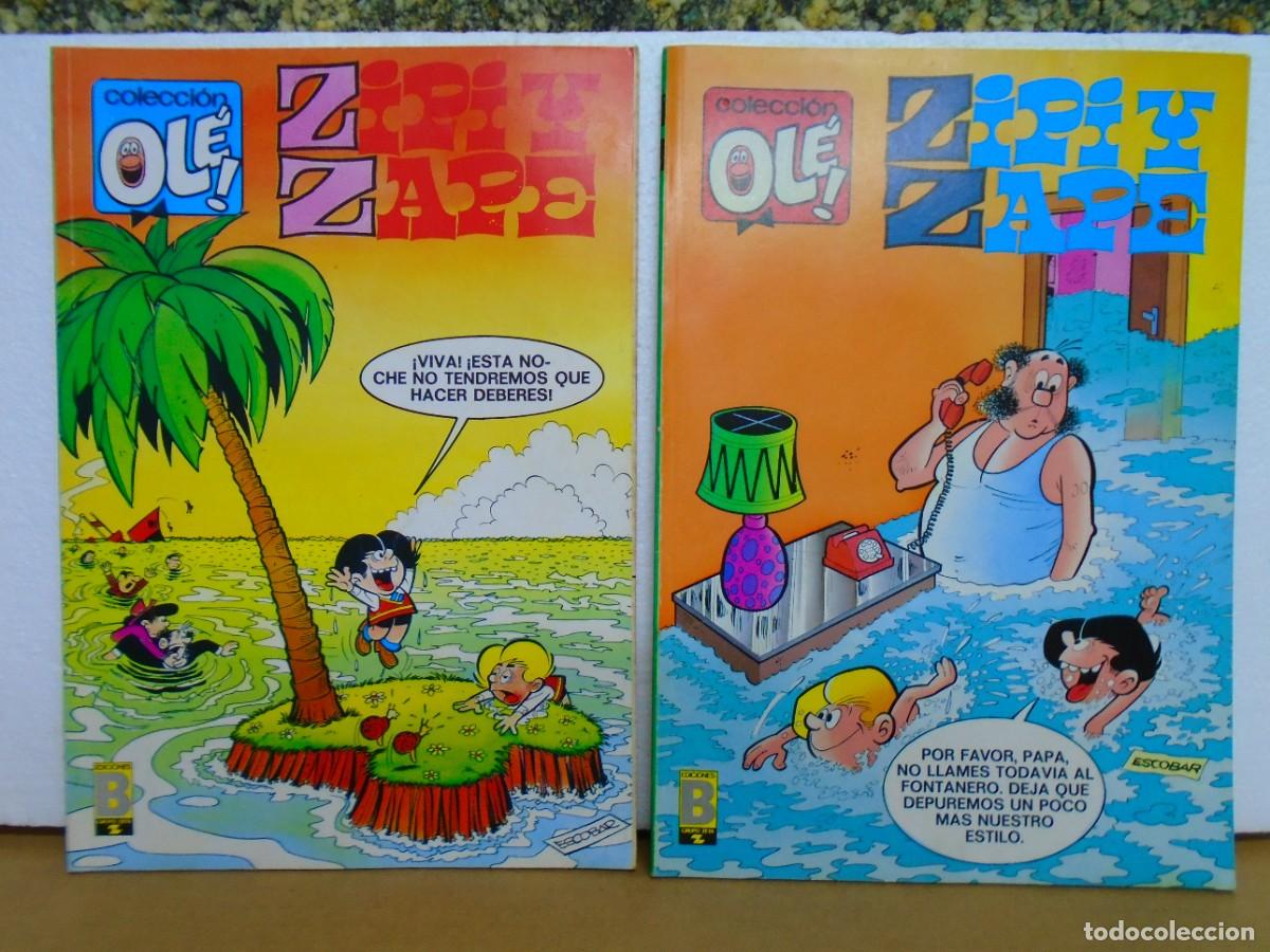 C&oacute;mics: COLECCION OL&Eacute;/ZIPI Y ZAPE/EDICIONES B(1989-90)/ 2TOMOS IMPECABLES/250 PTAS.