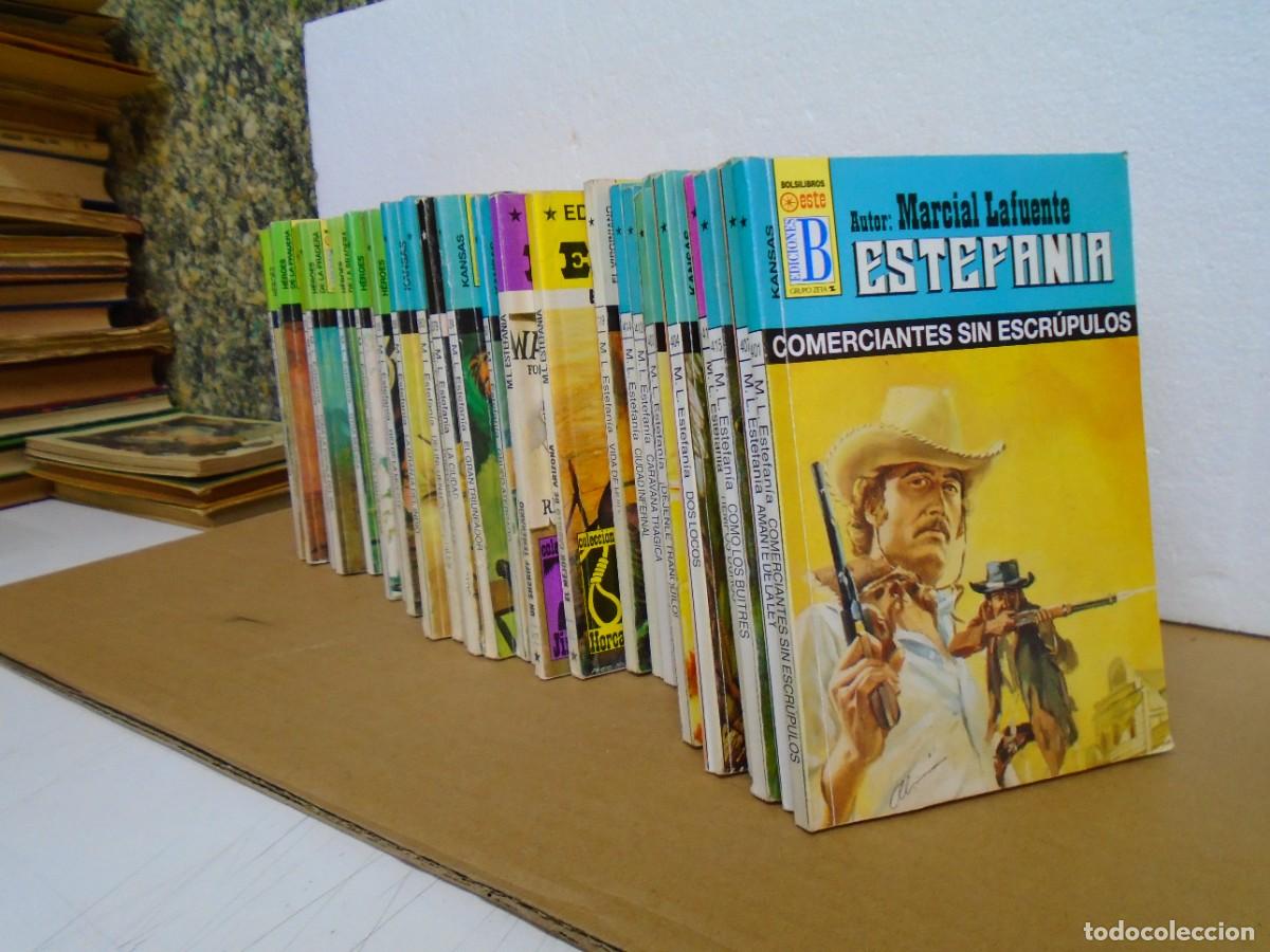 C&oacute;mics: NOVELAS DEL OESTE/MARCIAL LAFUENTE ESTEFANIA/EDICIONES B,A&Ntilde;OS 90/LOTE DE 41 TITULOS.