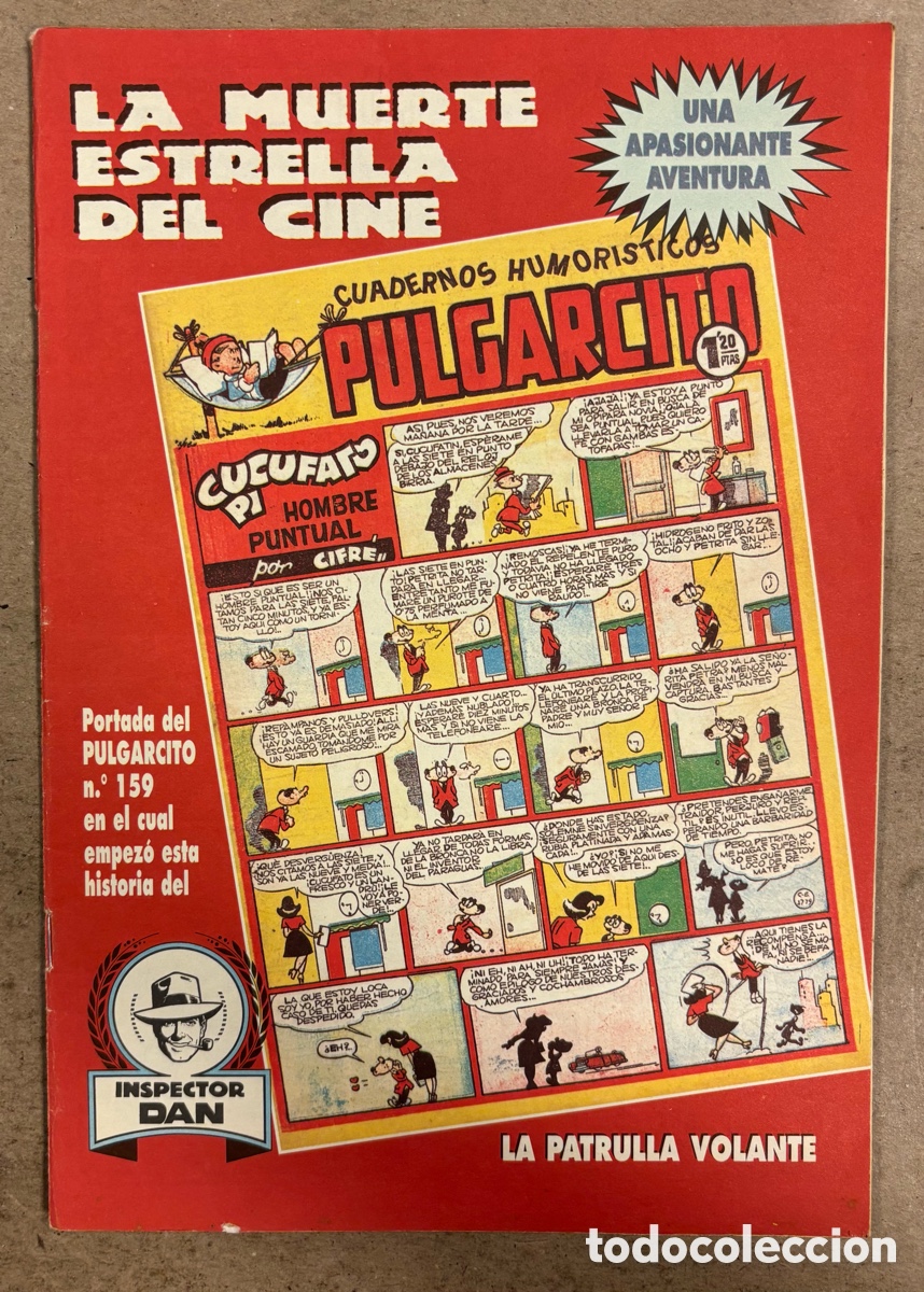 C&oacute;mics: FACS&Iacute;MIL INSPECTOR DAN - LA MUERTE ESTRELLA DEL CINE. REEDITADA POR EDICIONES B EN 1995