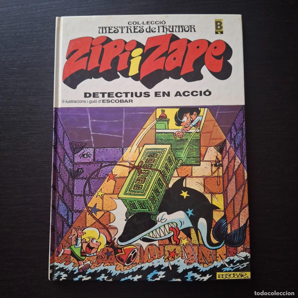 Comics: ZIPI I ZAPE - DETECTIUS EN ACCIO - ESCOBAR COL.LECCIO MESTRES DEL HUMOR N&ordm; 6 - A&Ntilde;O 1987 CATALAN
