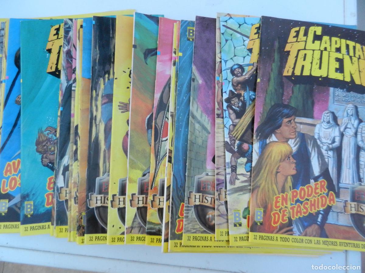 C&oacute;mics: EL CAPITAN TRUENO N&ordm; 121 AL 148 AMBOS INCLUIDOS - EDICION HISTORICA TOTAL 28 TEBEOS- EDC B 1989