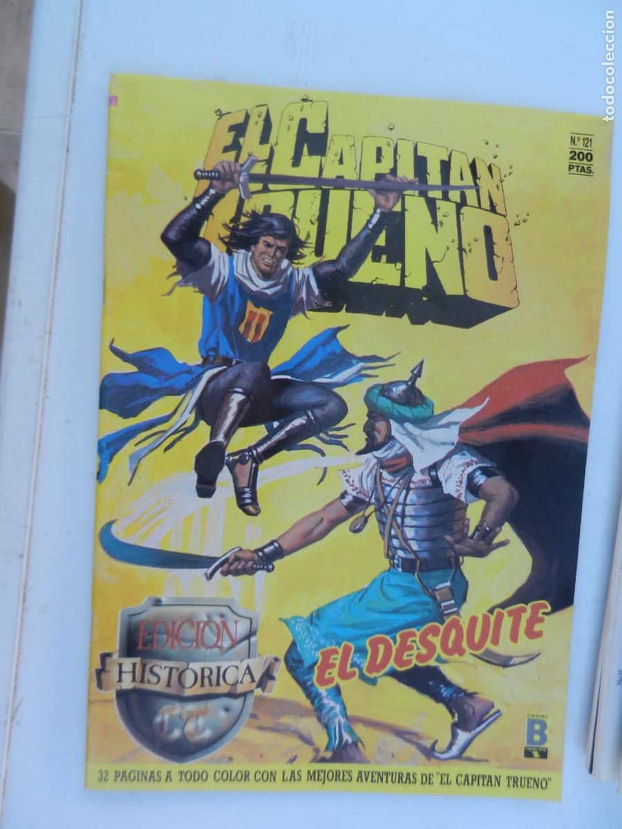 C&oacute;mics: EL CAPITAN TRUENO N&ordm; 121 AL 148 AMBOS INCLUIDOS - EDICION HISTORICA TOTAL 28 TEBEOS- EDC B 1989 VIC