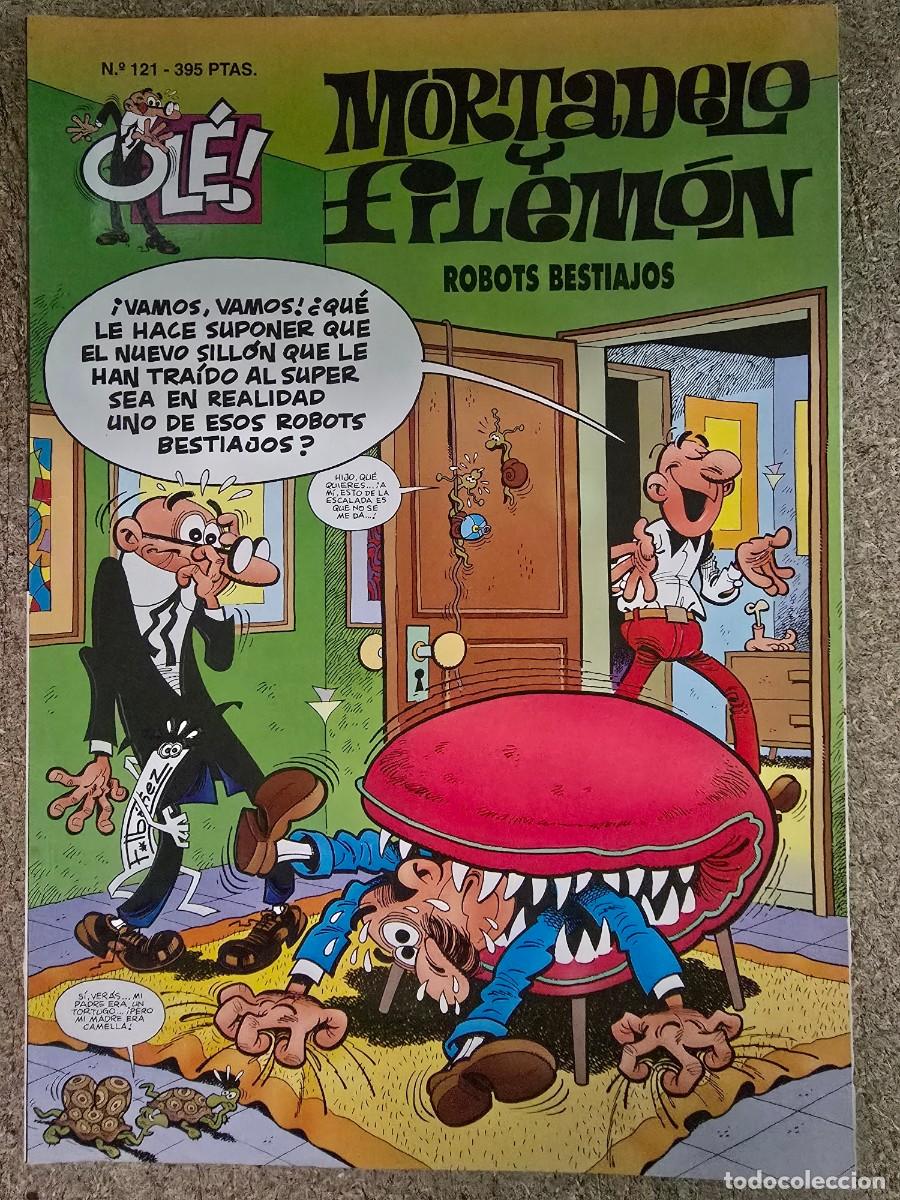 C&oacute;mics: Col.Ole Mortadelo y Filemon 121.Robots Bestiajos.1&ordf; Edicion.Ediciones B.1996.relieve