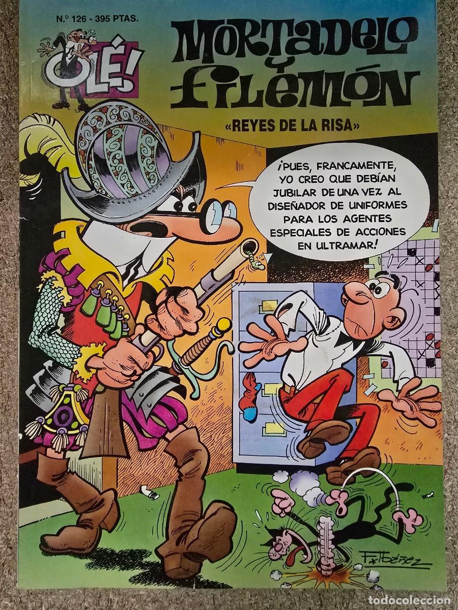 C&oacute;mics: Col.Ole Mortadelo y Filemon 126.Reyes de la Risa.1&ordf; Edicion.Ediciones B.1996.relieve