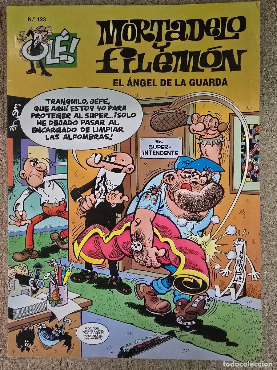 C&oacute;mics: Col.Ole Mortadelo y Filemon 123.El Angel de la Guarda.1&ordf; Edicion.Ediciones B.1996.relieve