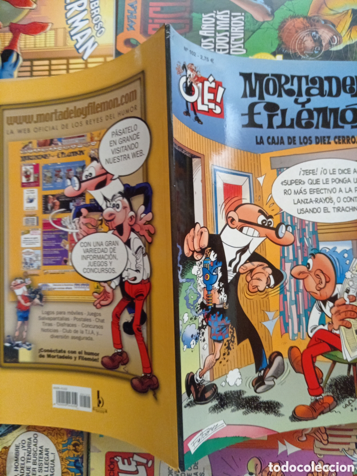 C&oacute;mics: Colecci&oacute;n Ol&eacute; Mortadelo y Filem&oacute;n 102 cj90 - Foto 3