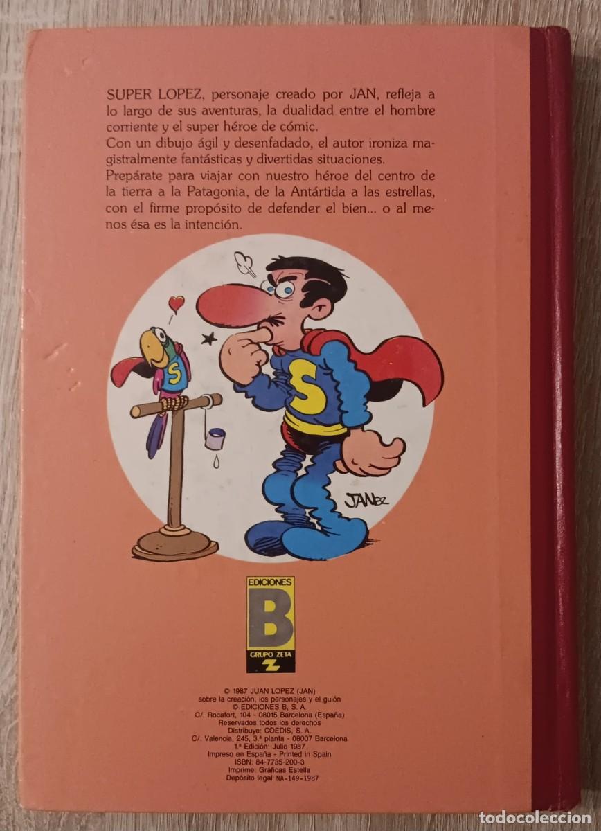 C&oacute;mics: TOMO COMIC SUPER LOPEZ NUMERO 2 EDICIONES B 1987 LEER DESCRIPCI&Oacute;N - Foto 8