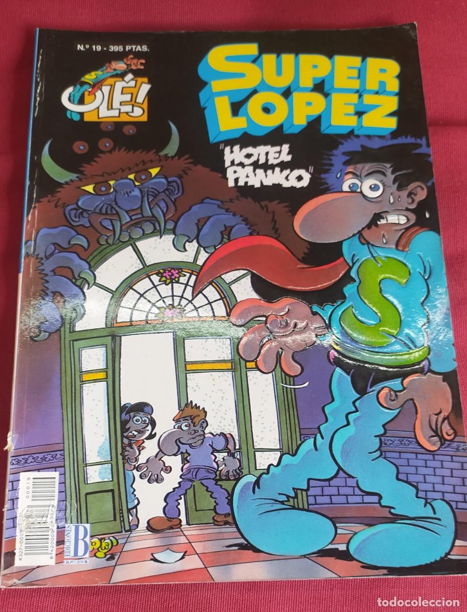 C&oacute;mics: Superlopez. n&ordm; 19. Hotel P&aacute;nico ... OLE. Ediciones B. JAN 1990 - Foto 1