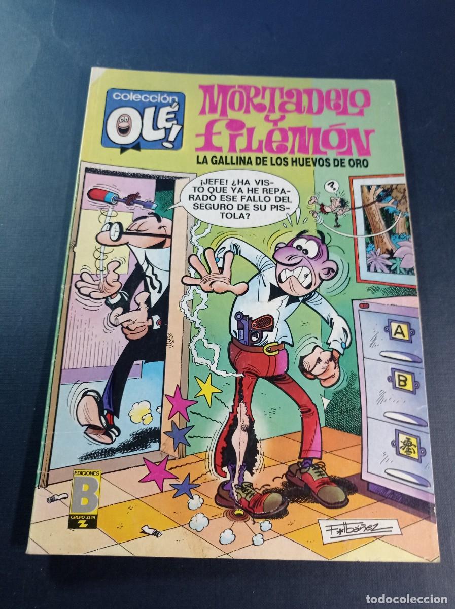 C&oacute;mics: MORTADELO Y FILEMON. LA GALLINA DE LOS HUEVOS DE ORO. FRANCISCO IB&Aacute;&Ntilde;EZ. OL&Eacute; N&ordm; 126-M.79. EDICIONES B