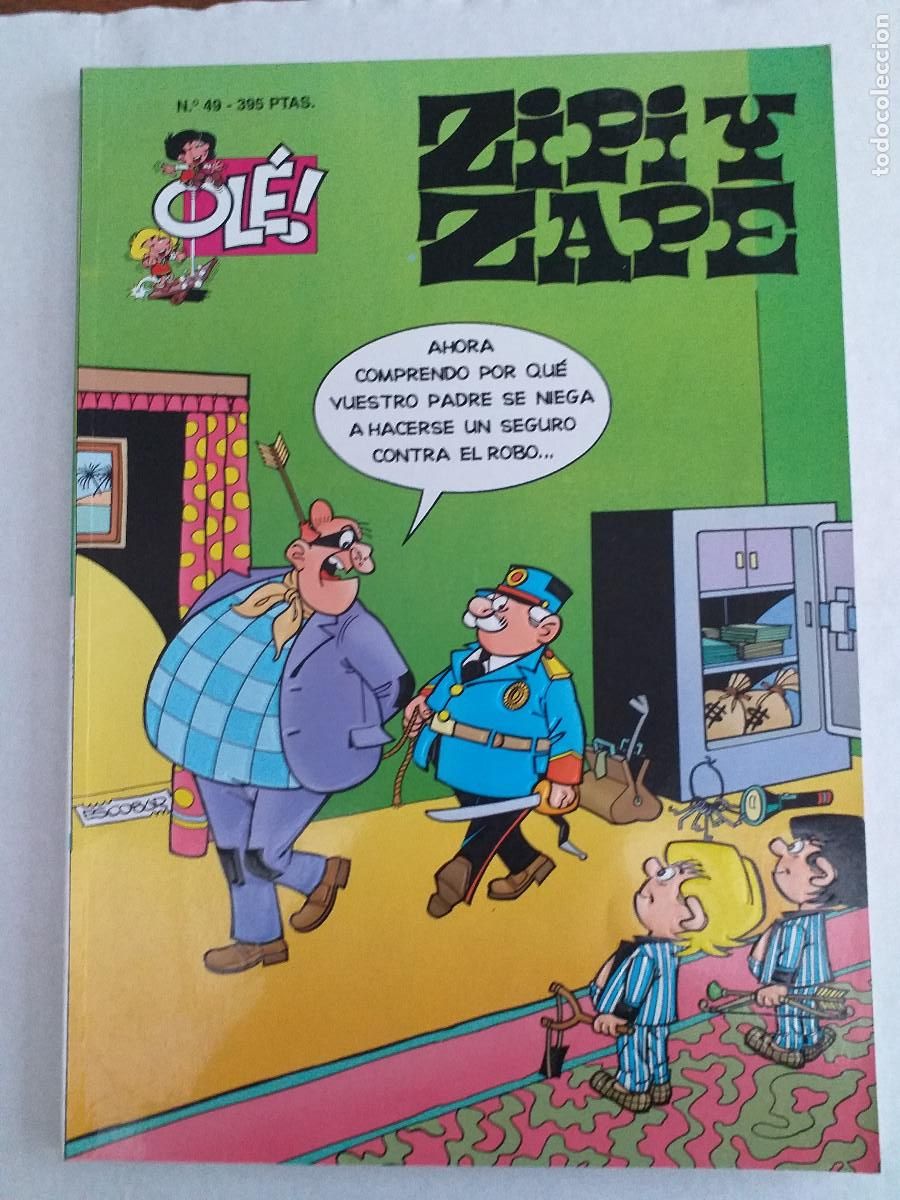 C&oacute;mics: OL&Eacute;! ZIPI Y ZAPE - N&ordm; 49 - PORTADA CON RELIEVE - EDICIONES B - Foto 1