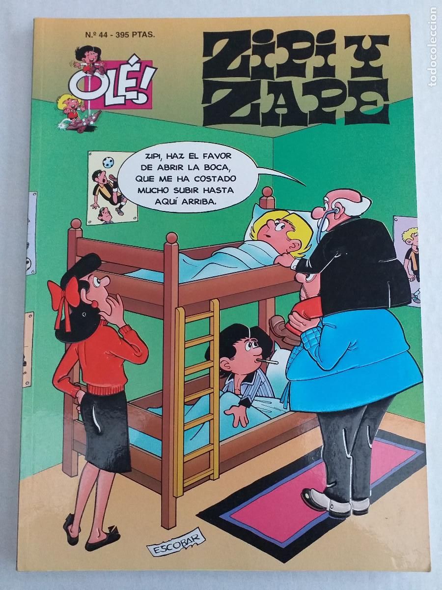 C&oacute;mics: OL&Eacute;! ZIPI Y ZAPE - N&ordm; 44 - PORTADA CON RELIEVE - EDICIONES B