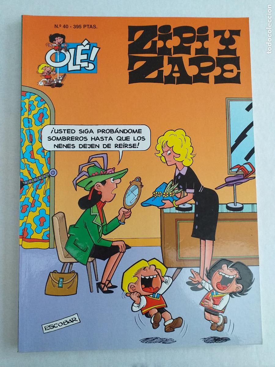 C&oacute;mics: OL&Eacute;! ZIPI Y ZAPE - N&ordm; 40 - PORTADA CON RELIEVE - EDICIONES B - Foto 1