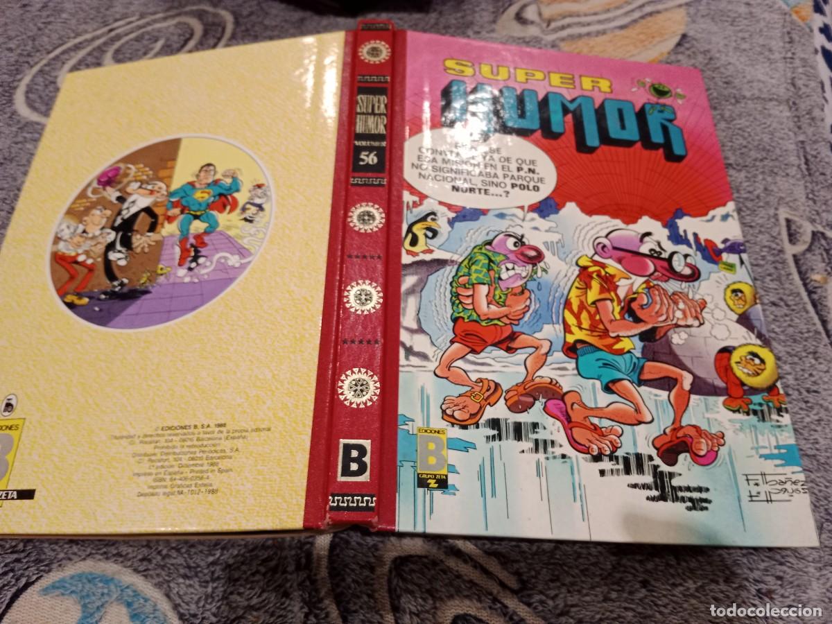 C&oacute;mics: SUPER HUMOR N&ordm;56 EDICIONES B - 1&ordf; EDCION 1988