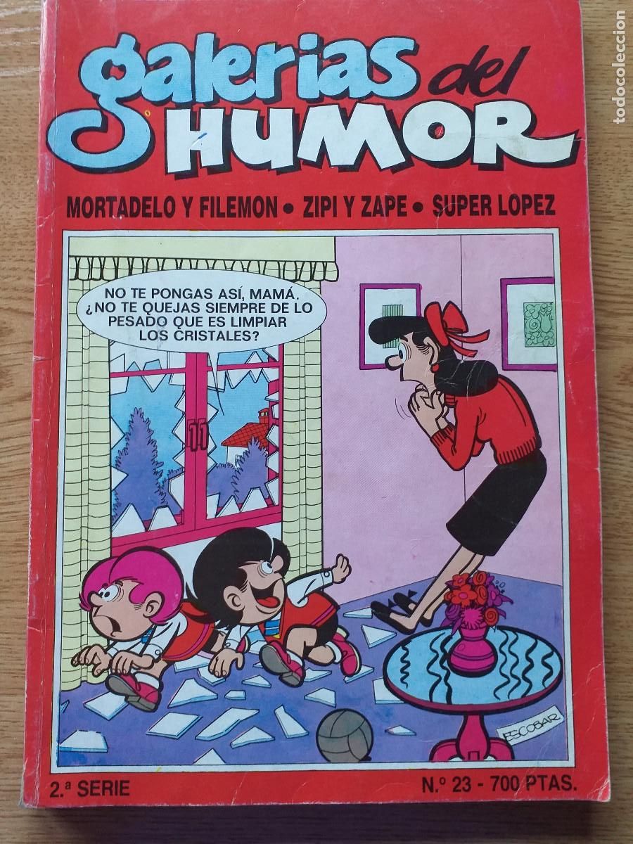C&oacute;mics: GALERIAS DEL HUMOR - N&ordm; 23 - 5 NUMEROS, MORTADELO / ZIPI Y ZAPE / SUPER LOPEZ - Ediciones B