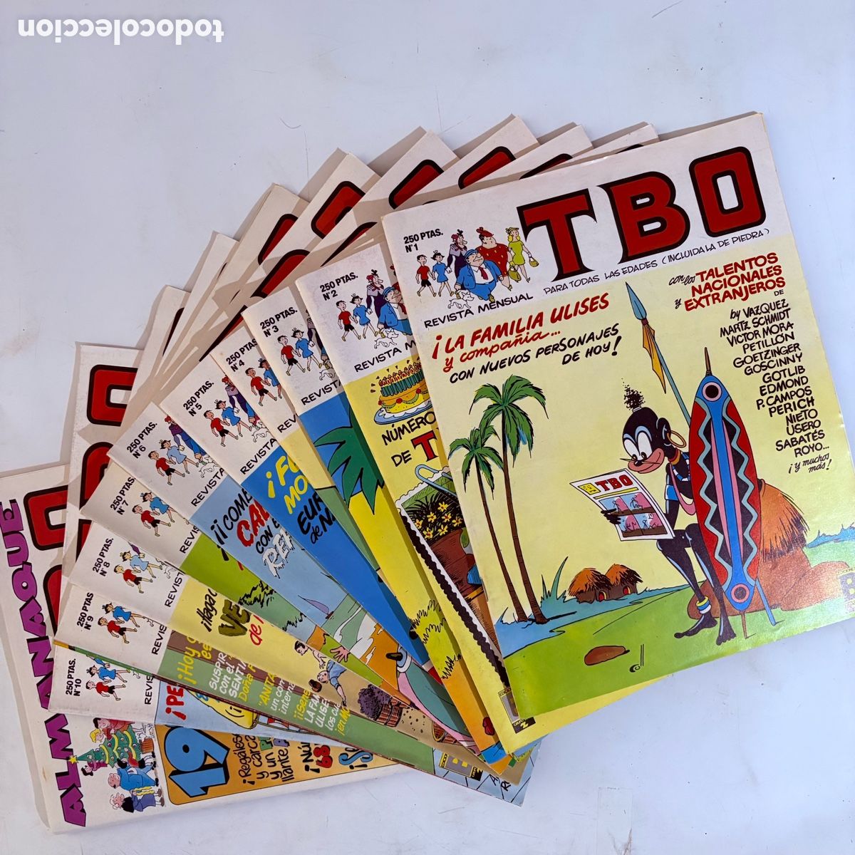 C&oacute;mics: lote tebeo tbo revista mensual de 188 n&ordm; 1-2-3-4-5-6-7-8-9-10-11 ( almanaque 1989 )