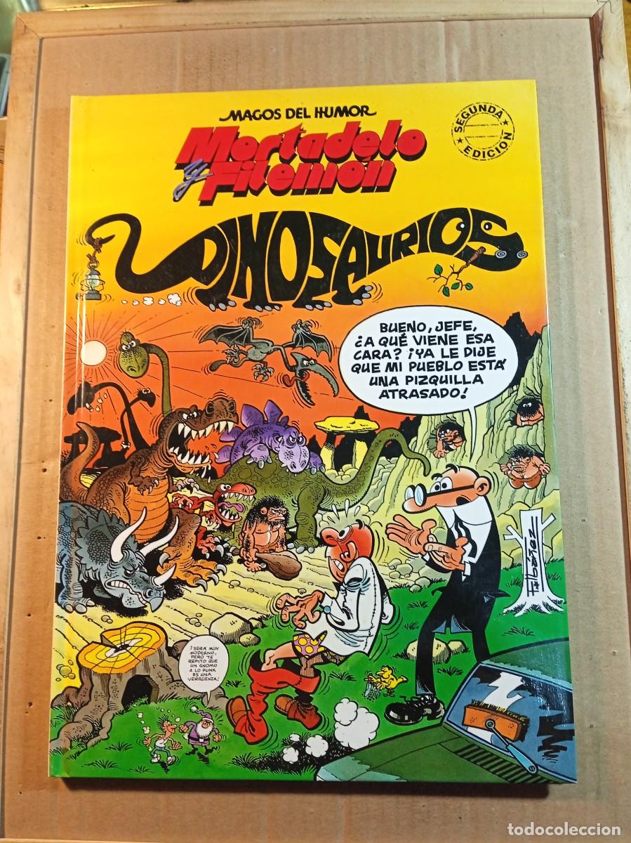 C&oacute;mics: MAGOS DEL HUMOR MORTADELO Y FILEMON EN DINOSAURIOS TAPA DURA
