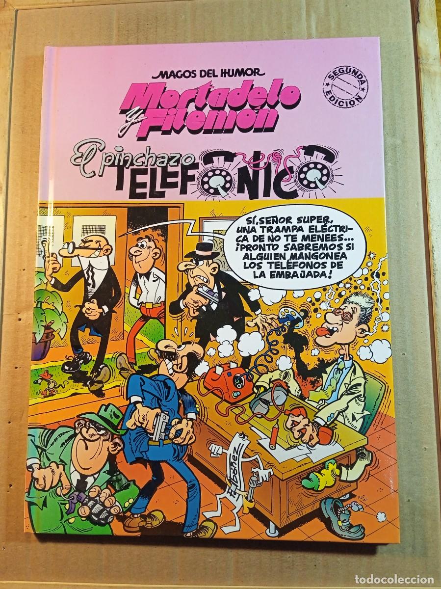 C&oacute;mics: MAGOS DEL HUMOR MORTADELO Y FILEMON EN EL PINCHAZO TELEFONICO TAPA DURA
