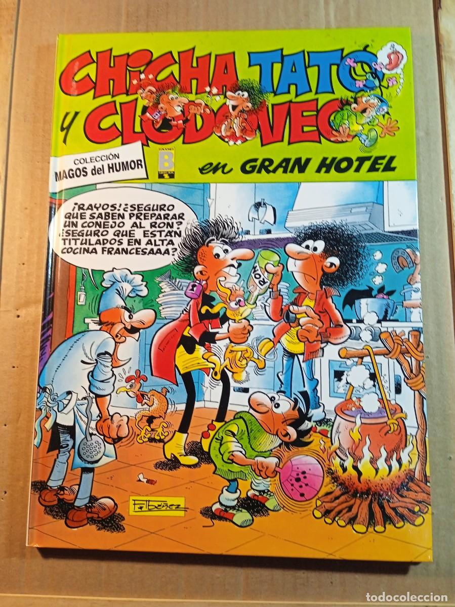C&oacute;mics: MAGOS DEL HUMOR CHICHA TATO Y CLODOVEO EN EL GRAN HOTEL TAPA DURA