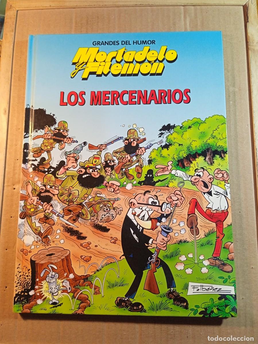 C&oacute;mics: GRANDES DEL HUMOR MORTADELO Y FILEMON EN LOS MERCENARIOS N&ordm; 10 TAPA DURA