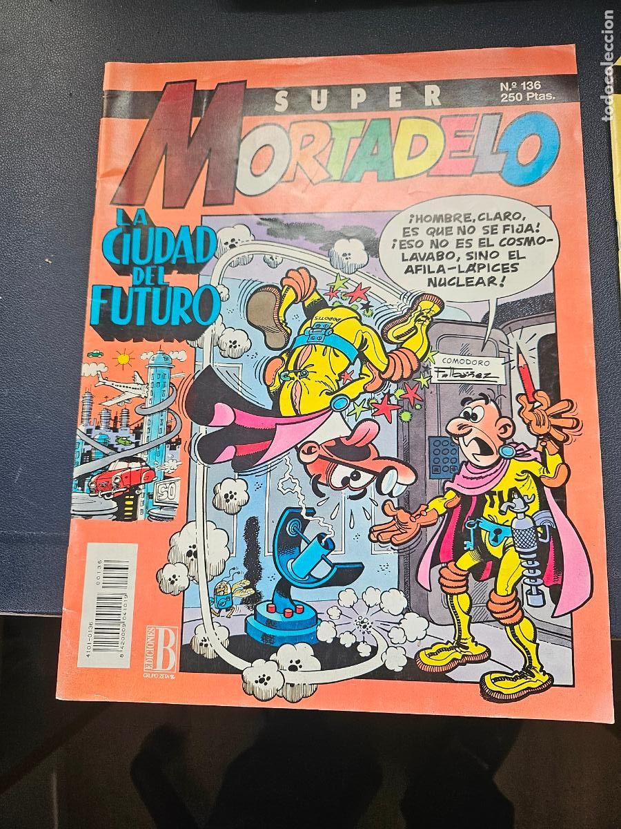 C&oacute;mics: SUPER MORTADELO n&ordm; 136 : (Ediciones B, 1992 )