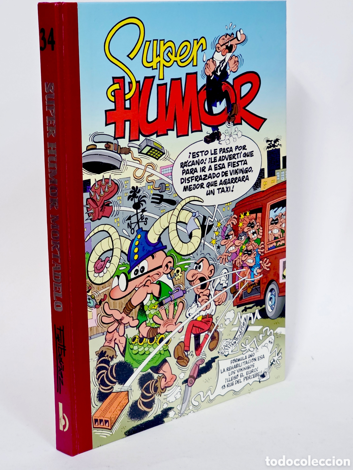 C&oacute;mics: C&Oacute;MIC DE KIOSCO SUPER HUMOR MORTADELO 34 PRIMERA EDICION EDICIONES B TAPA DURA
