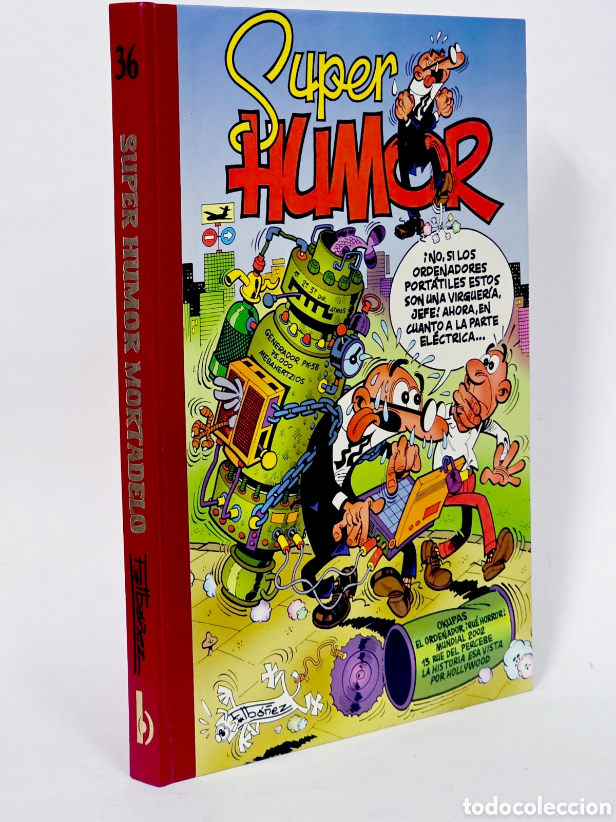 C&oacute;mics: C&Oacute;MIC EXCELENTE SUPER HUMOR MORTADELO 36 PRIMERA EDICION EDICIONES B TAPA DURA