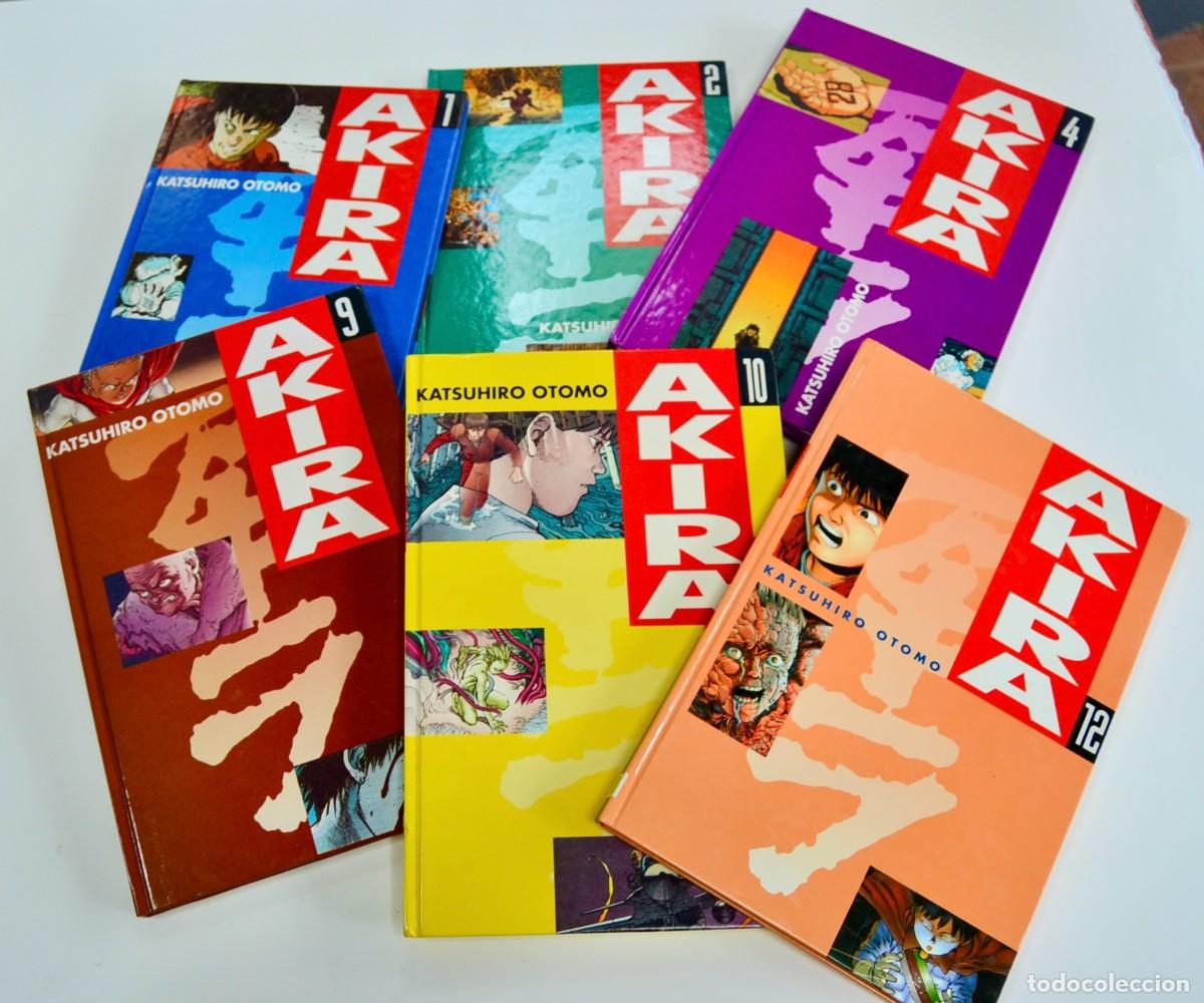 C&oacute;mics: Lote de 6 tomos de &rdquo;Akira&rdquo; (Katsuhiro Otomo). N&ordm;s: 1, 2, 4, 9, 10 y 12. Ediciones B. Tapa dura.