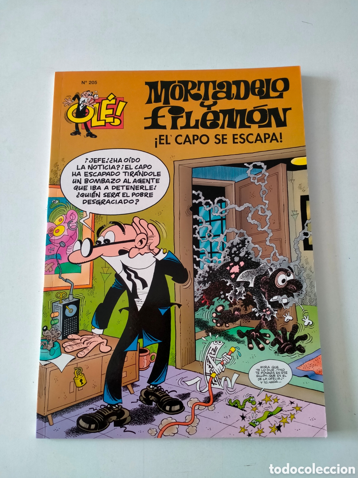 C&oacute;mics: N&Uacute;MERO 205 MORTADELO Y FILEM&Oacute;N COLECCI&Oacute;N OL&Eacute; EDICIONES B 1 EDICI&Oacute;N A&Ntilde;O 2017