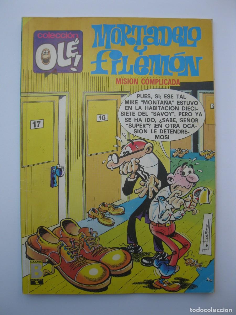 C&oacute;mics: MORTADELO Y FILEM&Oacute;N - COLECCI&Oacute;N OL&Eacute; N&ordm; 154-M.117 - F. IBA&Ntilde;EZ - EDICIONES B - A&Ntilde;O 1989.