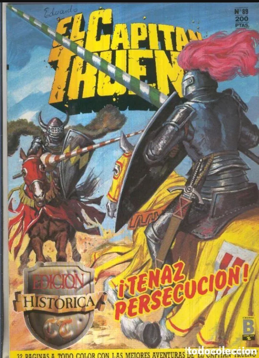 C&oacute;mics: El Capit&aacute;n Trueno edici&oacute;n hist&oacute;rica n&deg; 89
