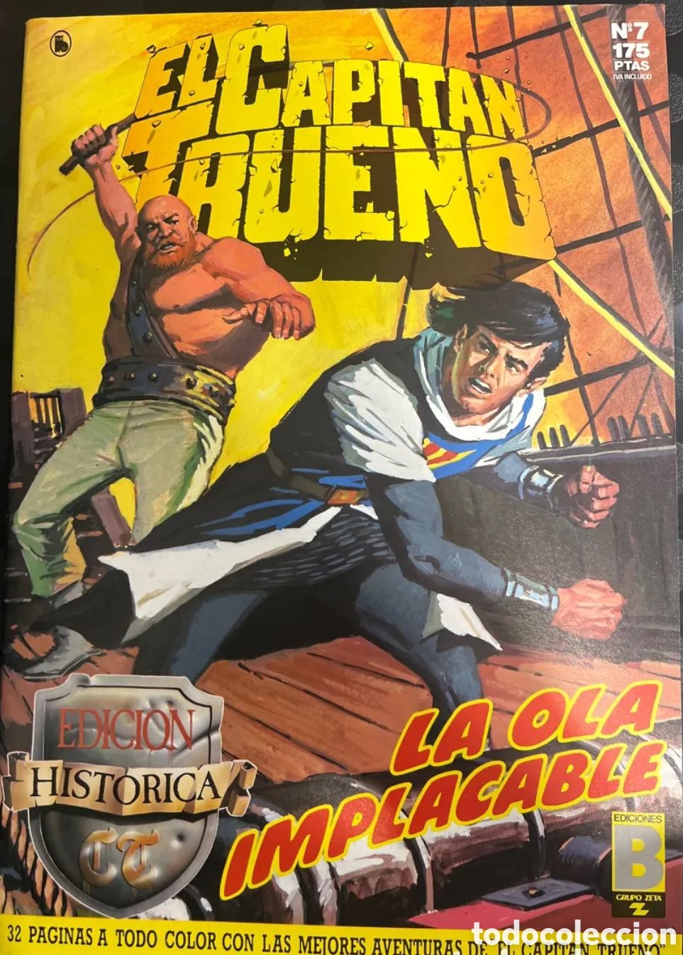 C&oacute;mics: El Capit&aacute;n Trueno edici&oacute;n hist&oacute;rica n&deg; 7