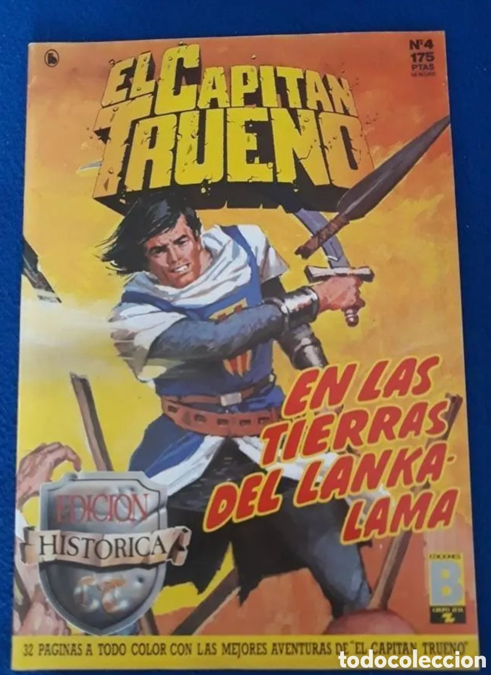 C&oacute;mics: El Capit&aacute;n Trueno edici&oacute;n hist&oacute;rica n&deg; 4