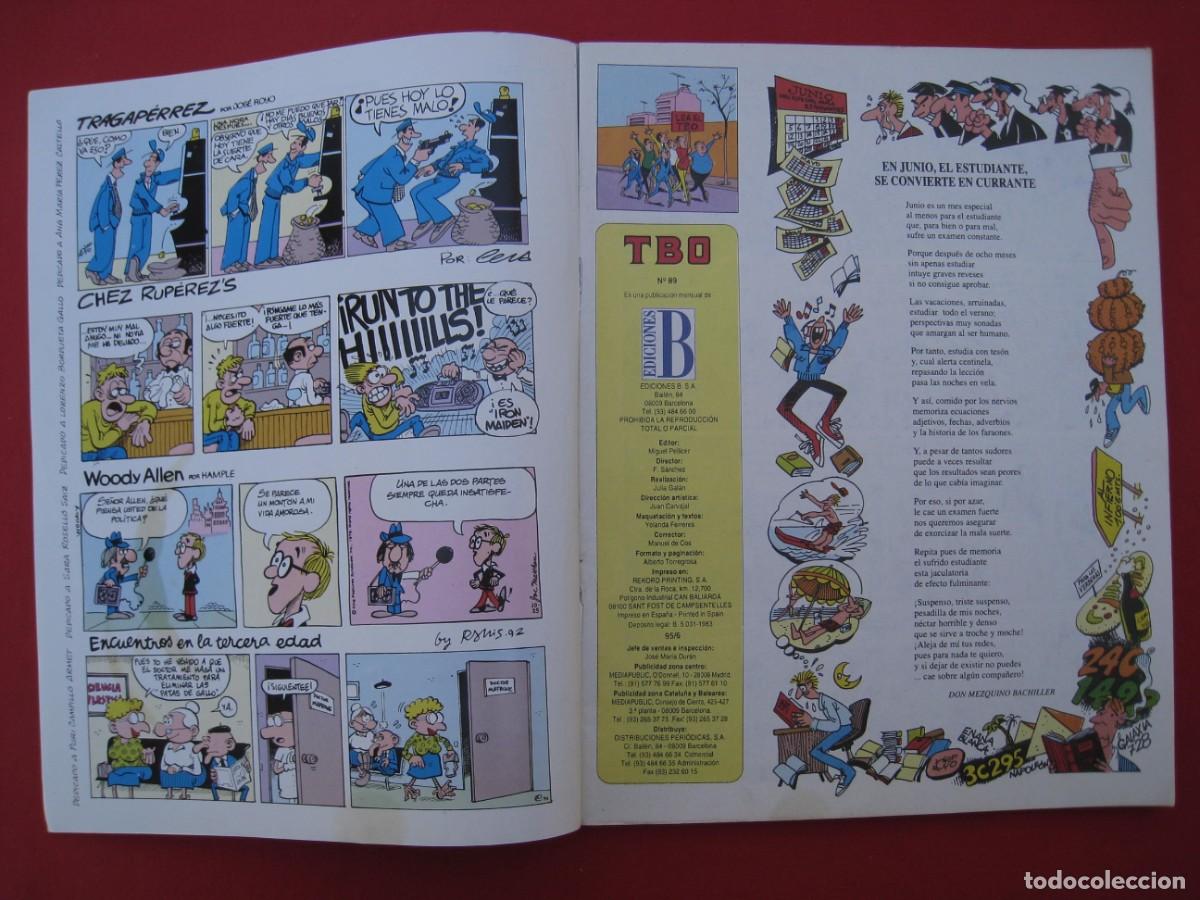 C&oacute;mics: TBO - N&ordm; 89 - EDICIONES B. - Foto 4