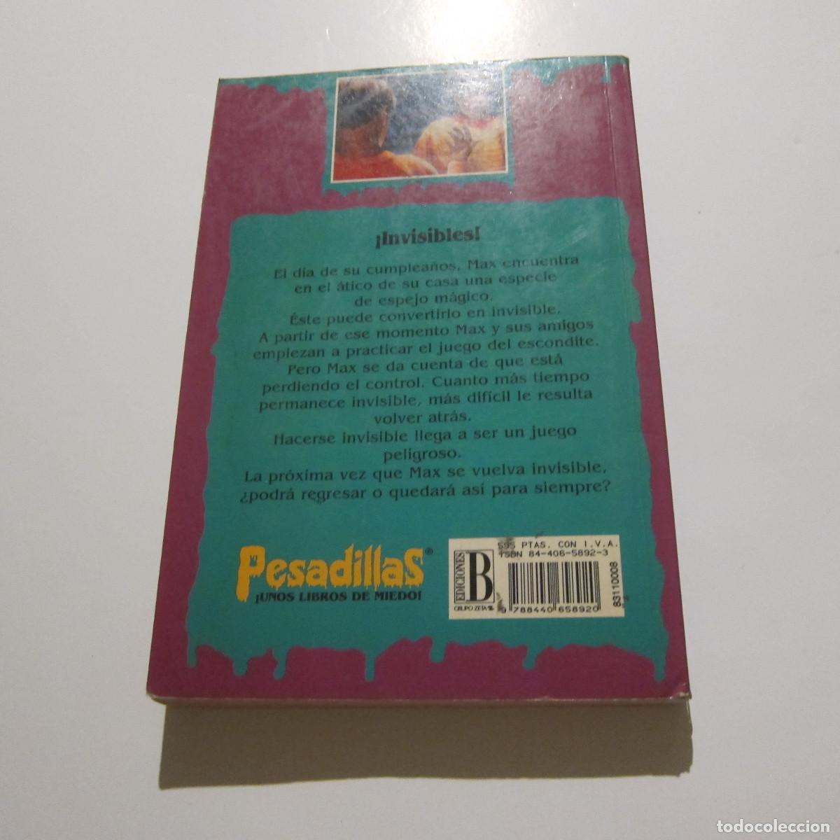 C&oacute;mics: &iexcl;INVISIBLES - !PESADILLAS - R. L. STINE (EDICIONES B) JUVENIL - Foto 3
