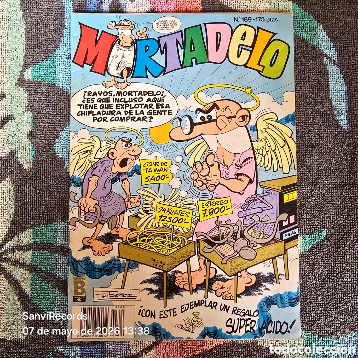 C&oacute;mics: MORTADELO 189 (EDICIONES B) - Foto 1