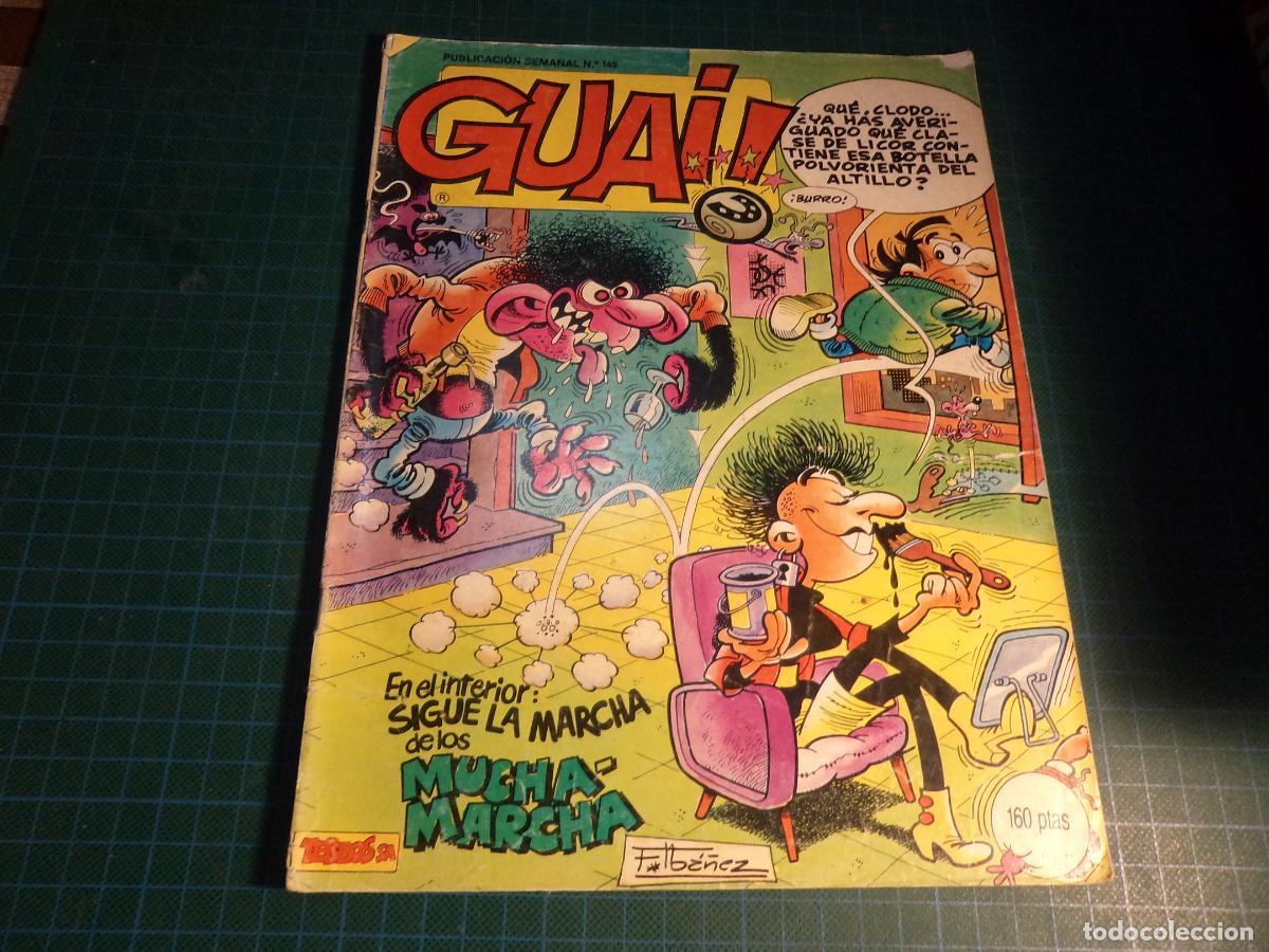 C&oacute;mics: Guai! N&ordm; 149. Tebeos SA. Con se&ntilde;ales de uso - Foto 1