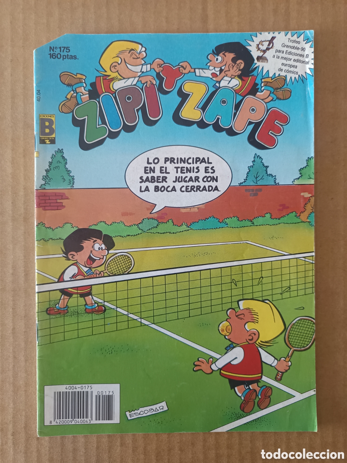 C&oacute;mics: Revista Zipi y Zape n&deg;175 (Ediciones B, 1991). 36 p&aacute;ginas a color. Con Roquita, Montse, Zel&oacute;n...
