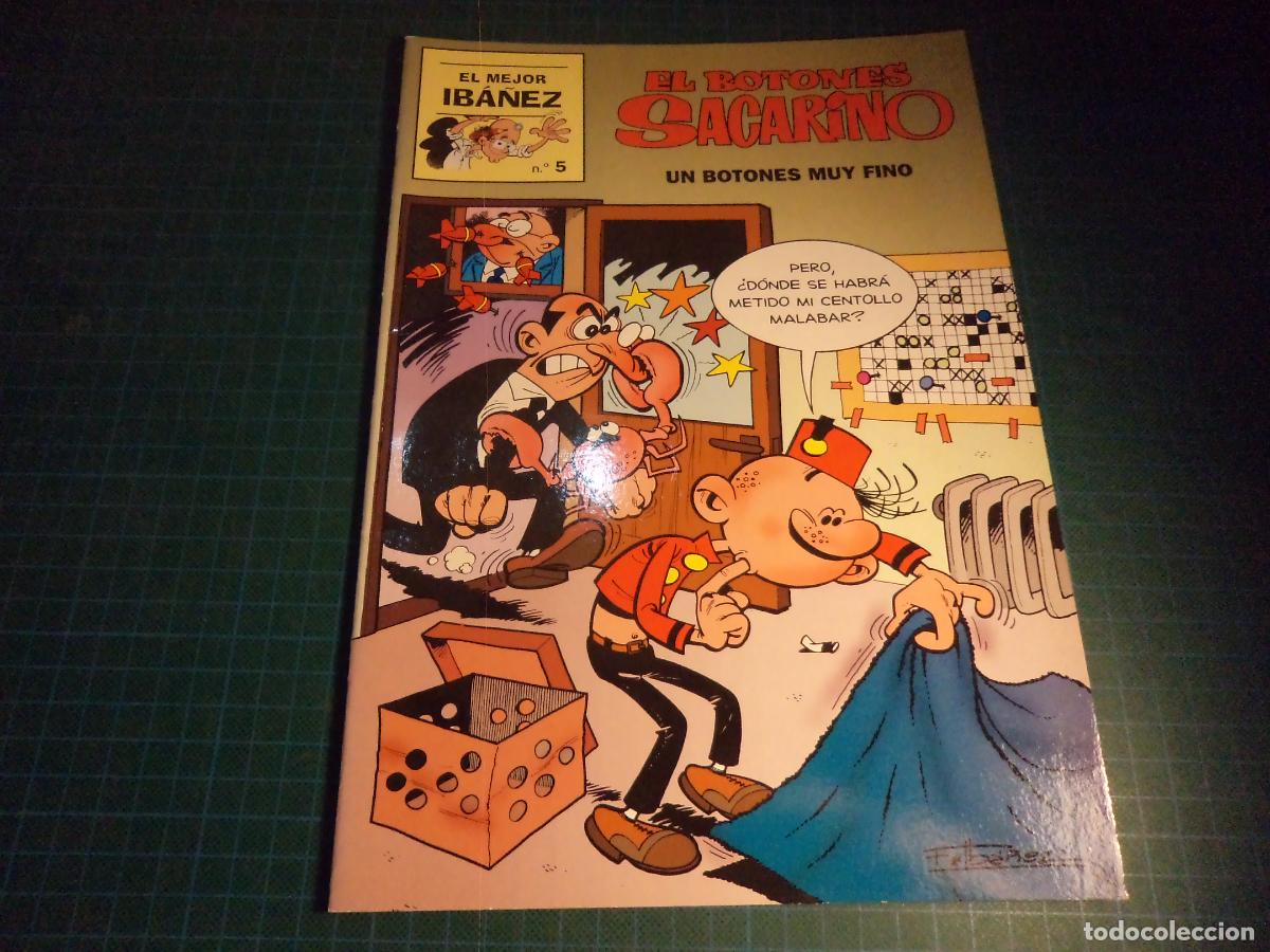 C&oacute;mics: El mejor Iba&ntilde;ez. N&ordm; 5. El botones Sacarino