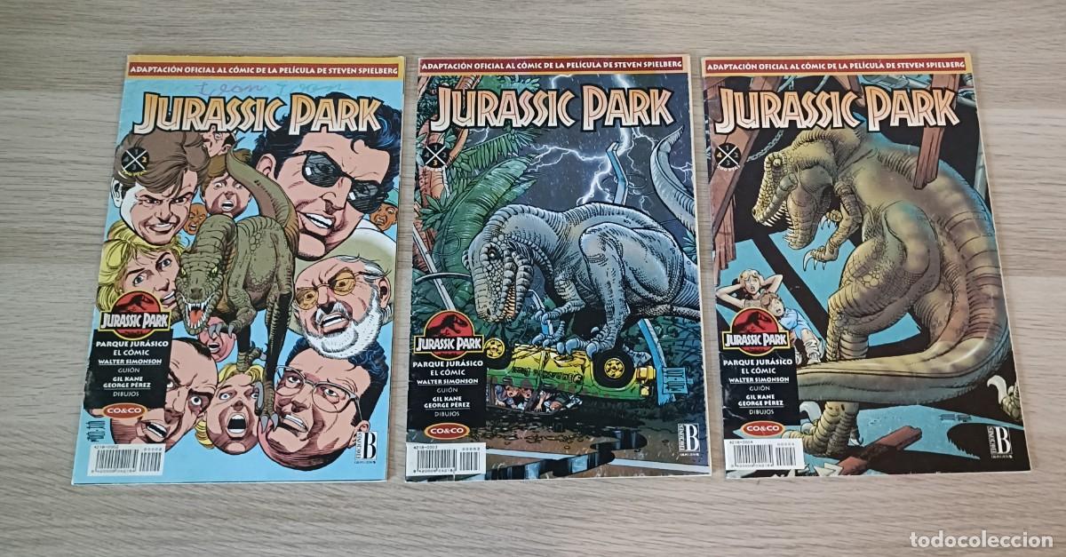 C&oacute;mics: Nums. 2, 3 y 4 JURASSIC PARK, Adaptaci&oacute;n oficial al C&oacute;mic de la Pel&iacute;cula de Steven Spielberg Ed. B