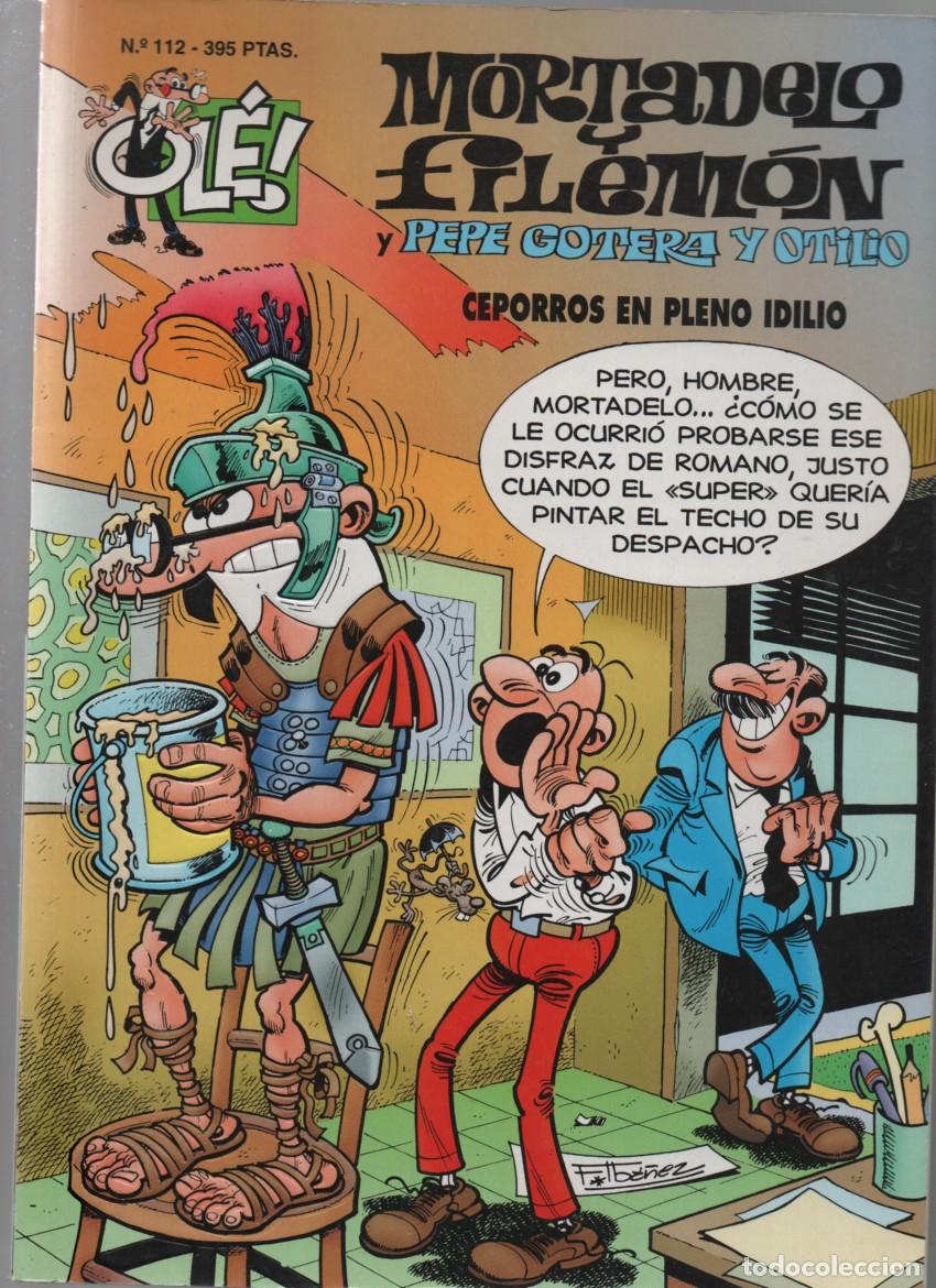 C&oacute;mics: OLE N&ordm; 112. MORTADELO Y FILEMON. EDICIONES B, 1&ordf; EDICION, JUNIO 1995 - Foto 1