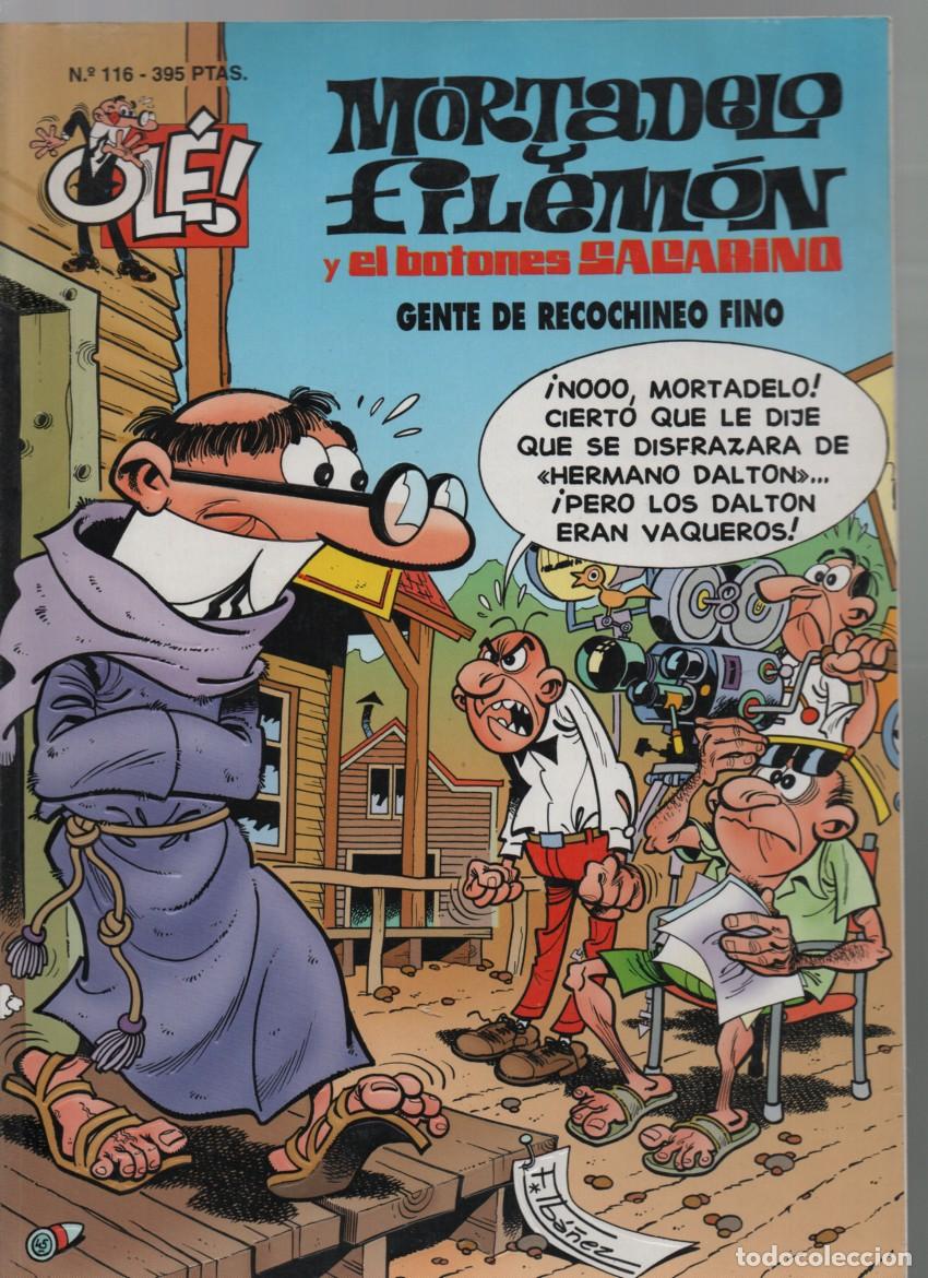 C&oacute;mics: OLE N&ordm; 116. MORTADELO Y FILEMON. EDICIONES B, 1&ordf; EDICION, NOVIEMBRE 1995