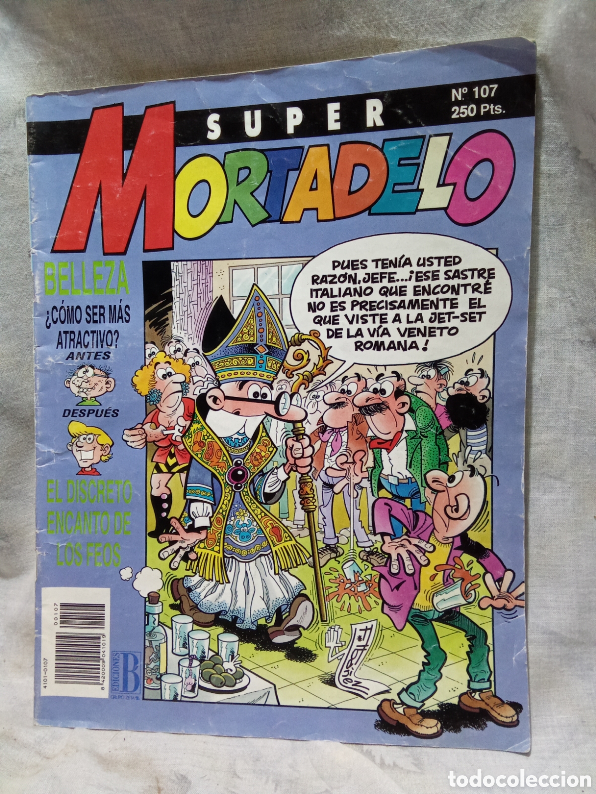 C&oacute;mics: SUPER MORTADELO N&deg; 107 EDICIONES B