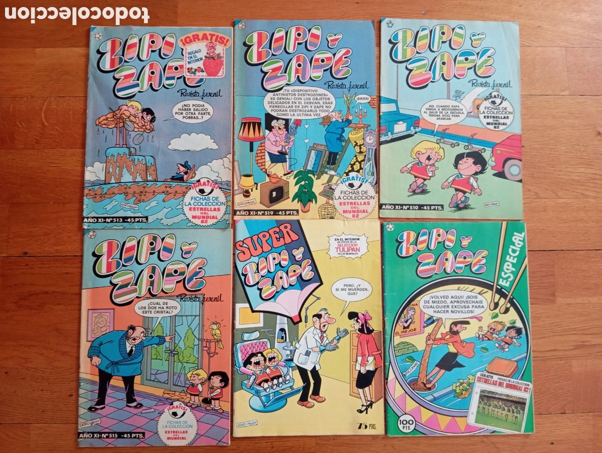 C&oacute;mics: Zipi y Zape Lote de comics