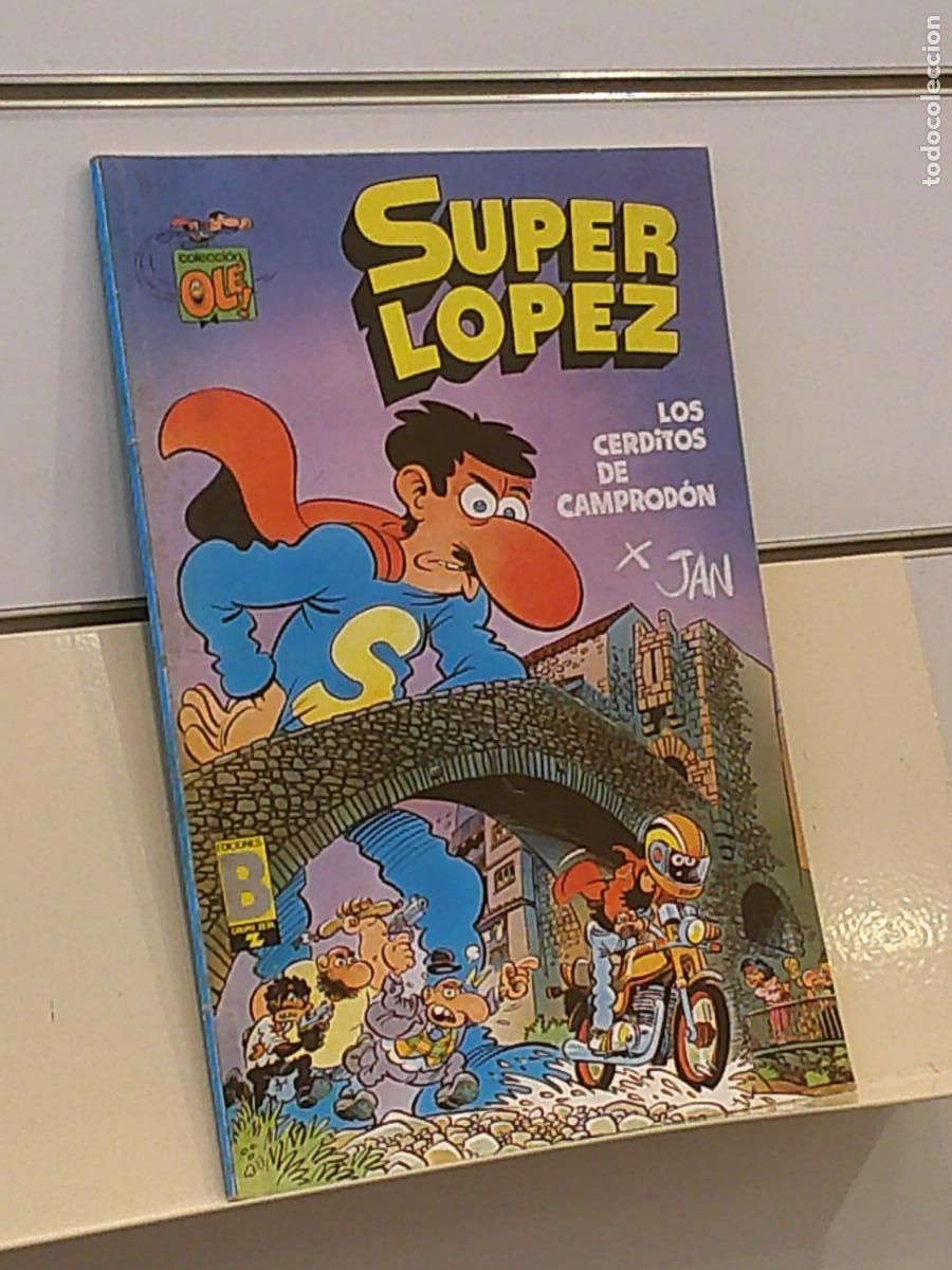 C&oacute;mics: COLECCION OLE SUPER LOPEZ N&ordm; 16 LOS CERDITOS DE CAMPRODON JAN - EDICIONES B 1990