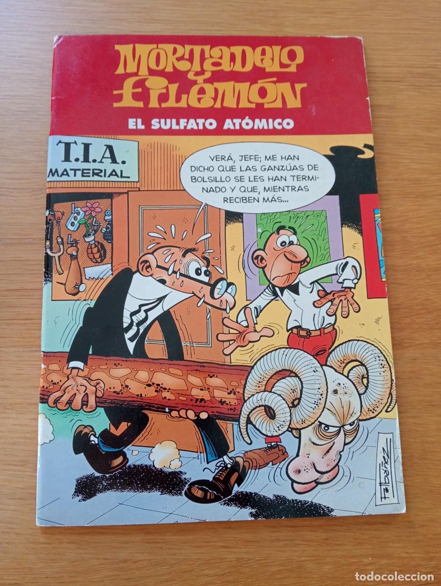 C&oacute;mics: COLECCI&Oacute;N SUPERC&Oacute;MICS N.&ordm; 5 (DE 36). MORTADELO Y FILEM&Oacute;N. EL SULFATO AT&Oacute;MICO. GRAPA. EDICIONES B.
