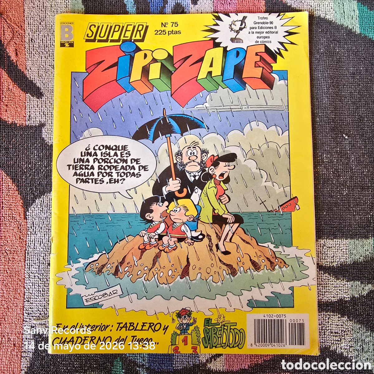 C&oacute;mics: SUPER ZIPI Y ZAPE 75 (EDICIONES B)