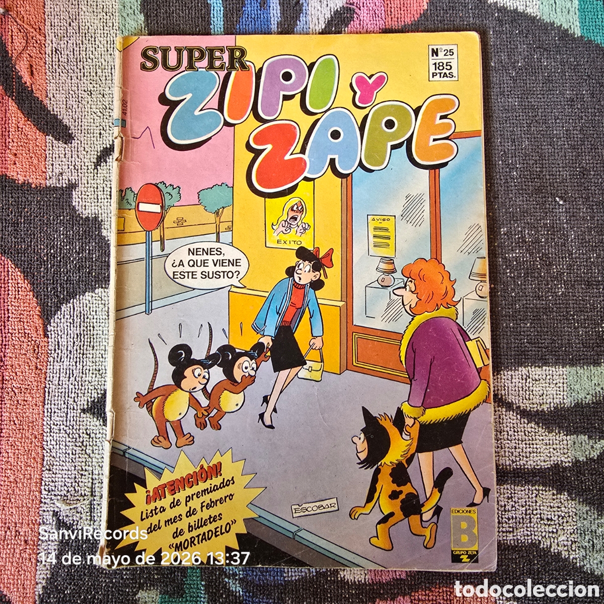 C&oacute;mics: SUPER ZIPI Y ZAPE 25 (EDICIONES B) - Foto 1